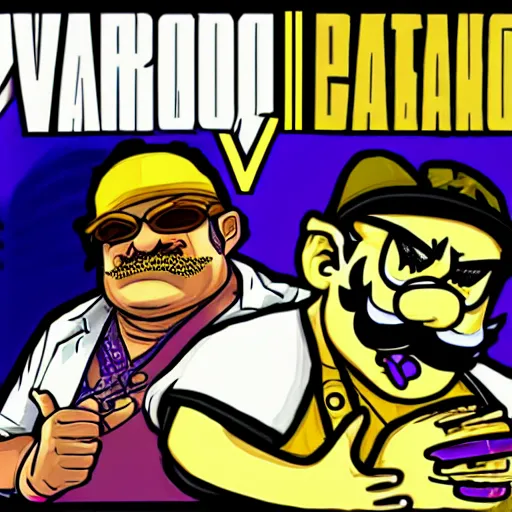 Image similar to Wario in GTA Vice City