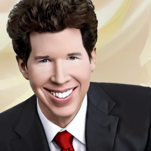 Image similar to Joel Osteen on a package of toilet paper