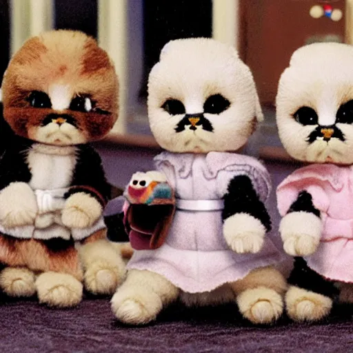 Image similar to the shining stanley kubrick calico critters