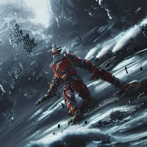 Image similar to shogun audio, action, ultra realistic, hyper detailed, cinematic, digital painting, elegant, intricate, japanese art, trending, futuristic, beautiful scenery,