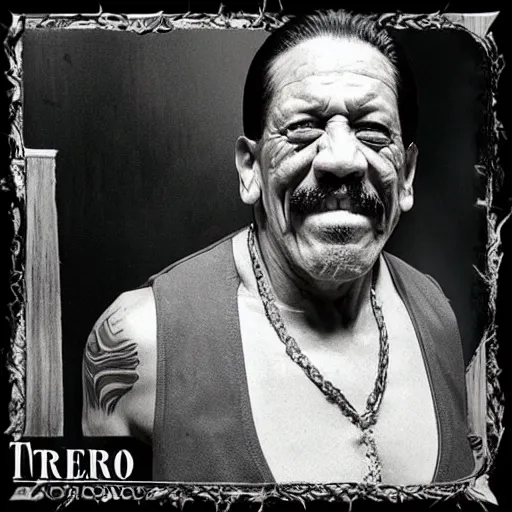 Prompt: danny trejo tortilla