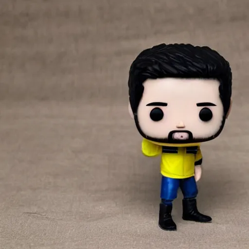 Prompt: volodymyr zelenskyy funkopop