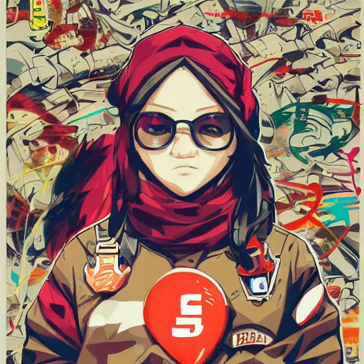 Prompt: Supreme x nintendo x Chrono Trigger profile picture by Sachin Teng, asymmetrical, Organic Painting ,geometric shapes, hard edges, energetic, graffiti, street art:2 by Sachin Teng:4