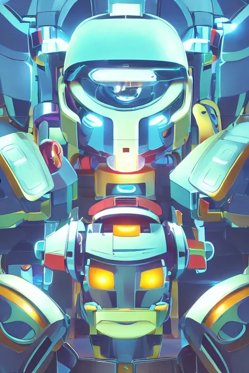 Image similar to metabots medabots medarotto medarot robot minimalist comics helmet mask neon cybereye, behance hd by jesper ejsing, by rhads, makoto shinkai and lois van baarle, ilya kuvshinov, rossdraws global illumination ray tracing hdr radiating a glowing aura