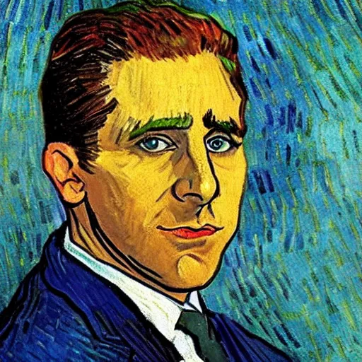 Image similar to michael scott by van gogh