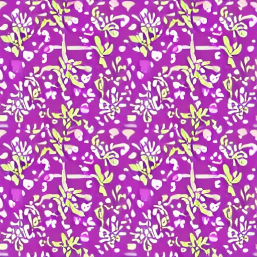 Prompt: Icon for a fashion designing company called WildFlower,purple background, floral, simple