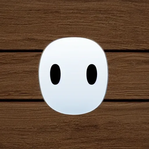 Image similar to ghost as an emoji, telegram sticker design, flat design, glossy design, white outline