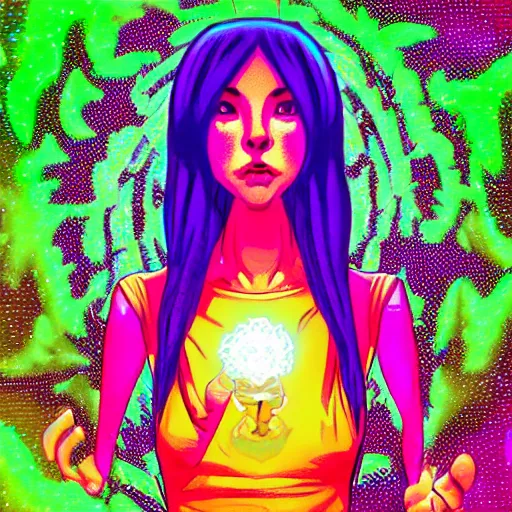 Image similar to skill magic geek inside matrix deepdream radiating a glowing aura stuff loot legends stylized digital illustration video game icon artstation lois van baarle, ilya kuvshinov, rossdraws,