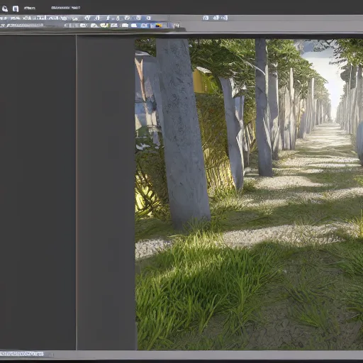 Image similar to MDK 2 in Unreal Engine 5, path tracing