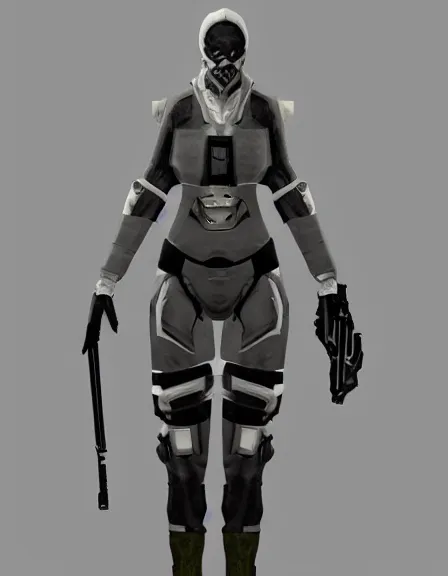Prompt: Combine Assassin from Half-Life: Alyx