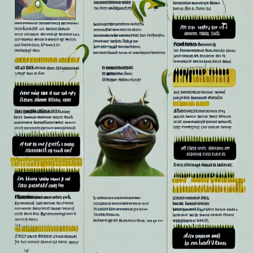 Image similar to infographic about pepe