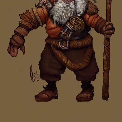 Prompt: dnd dwarf, by Even Mehl Admudsen
