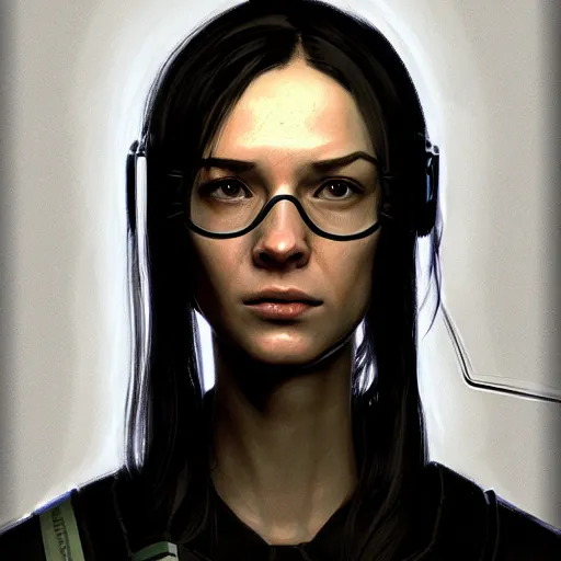 Image similar to portrait of alyx vance from half - life 2, hl 2, videogame. artstation, concept art, smooth, sharp focus, illustration, by bartek fedyczak, erak note, tooth wu, neil richards, kan liu, siwoo kim, jisu choe