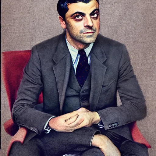 Prompt: “Oscar Isaac portrait, color vintage magazine illustration 1950”