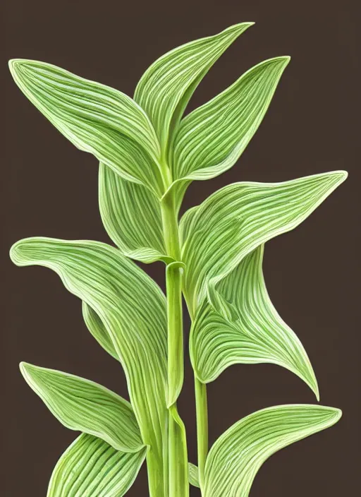 Image similar to perfectly detailed hosta plants and flowers!! blessed by nature with ever - increasing physical mental perfection, symmetrical! intricate, sensual features, highly detailed, biblical divine holy perfection!! digital painting, artstation, concept art, smooth, sharp focus, illustration, art by artgerm and greg rutkowski and alphonse mucha