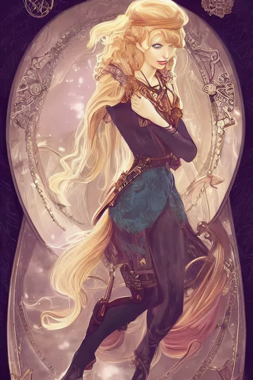 Prompt: taylor swift as a steampunk princess, blonde hair, high fantasy, dnd, smooth, sharp focus, illustration, highly detailed, digital painting, artstation, concept art, by disney animation, rossdraws, alphonse mucha, frank fanzzeta, collectible card art