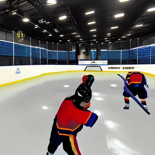 Prompt: slapshot game