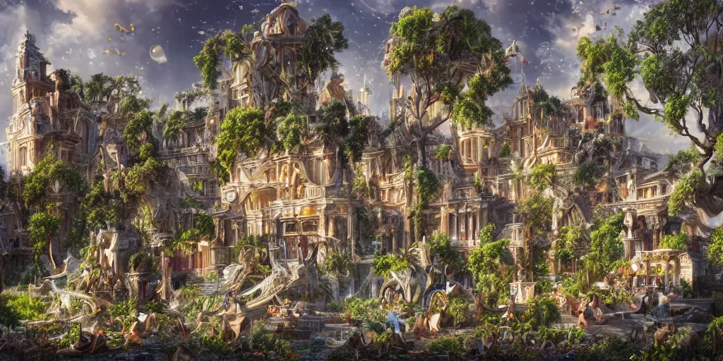 Image similar to a beautiful photo of Arcadia, award winning photo, hyper detailed, cinematic