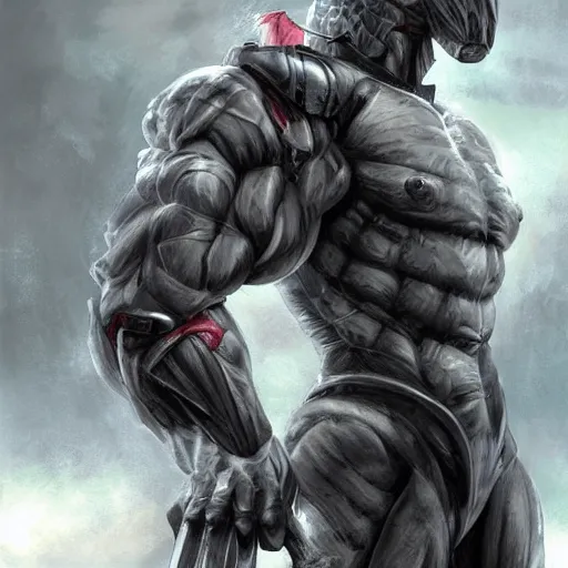 Prompt: a musclebound anthropomorphized horse with a magnificently muscular physique wearing a tight kevlar battle outfit while protecting a facility, long white hair, equine, anthro art, furaffinity, highly detailed, digital painting, artstation, sharp focus, concept art, illustration, art by artgerm, greg rutkowski, wlop