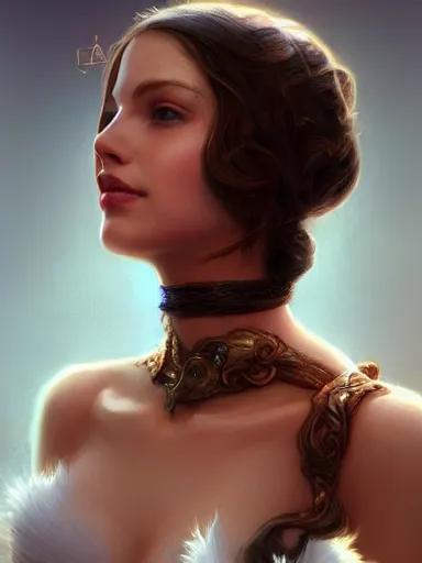 Prompt: a beautiful woman. carring aura, good person, delicate and amable, lovelly. intricate, elegant, highly detailed, digital painting, artstation, concept art, sharp focus, illustration, by justin gerard and artgerm, 8 k