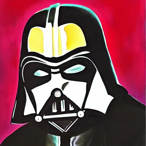 Image similar to Darth John Candy, painterly style