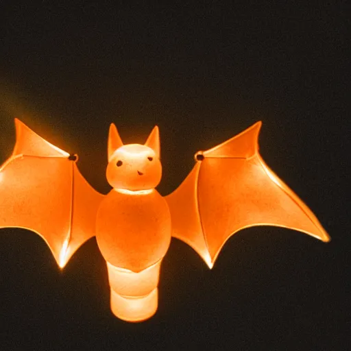 Image similar to Photo of a glowing lighting bat