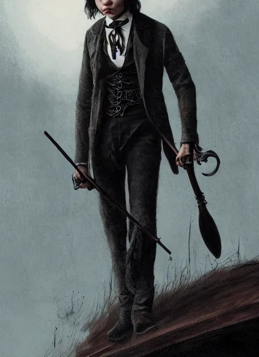 Prompt: frank dillane hunting vampires in london, victorian era, gothic, horror, realistic, intricate, detailed, scary, beautiful, trending on artstation, masterpiece, sexy, seductive, handsome, cool, badass, shirtless!!!!!