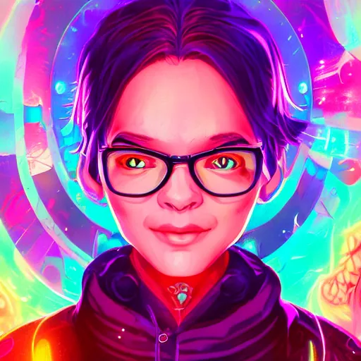 Image similar to skill magic geek inside matrix deepdream radiating a glowing aura stuff loot legends stylized digital illustration video game icon artstation lois van baarle, ilya kuvshinov, rossdraws,