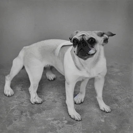 Image similar to dog sputnik, orbital photography, NASA collection