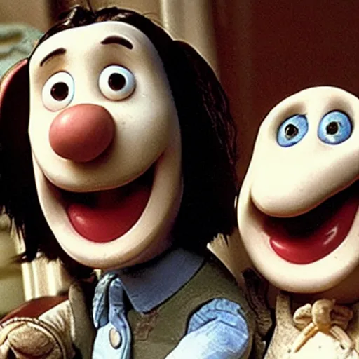 Image similar to photo of keanu reeves in wallace and gromit