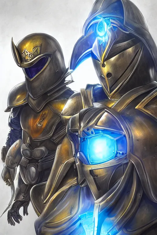 Image similar to helmet armor guardian destiny in witch queen illumination ray tracing hdr fanart arstation by sung choi robot ninja mask and eric pfeiffer and gabriel garza and casper konefal