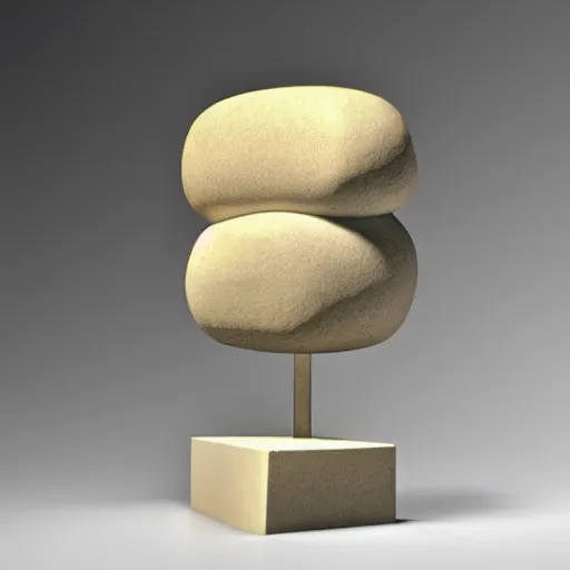 Prompt: a sculpture by Brancusi in a museum, 4k, photorealistic, high definition