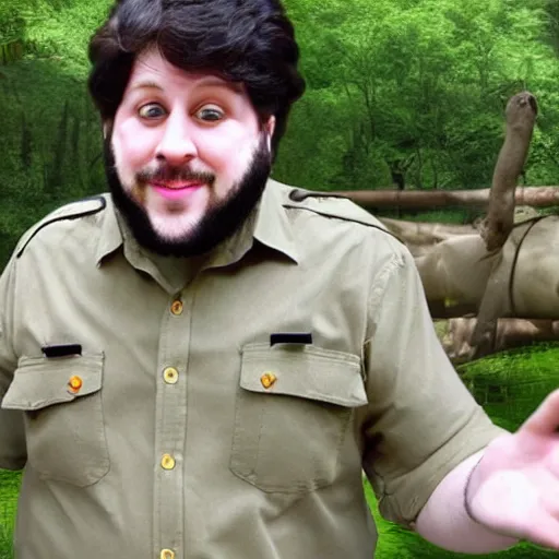 Image similar to Jontron goes on safari