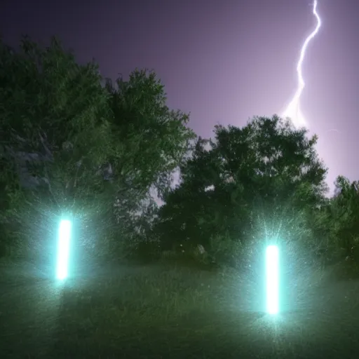 Prompt: short animation of ethereal rings of light, lens flares, volumetric lightning, 00:00:01