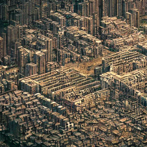 Image similar to kowloon walled city