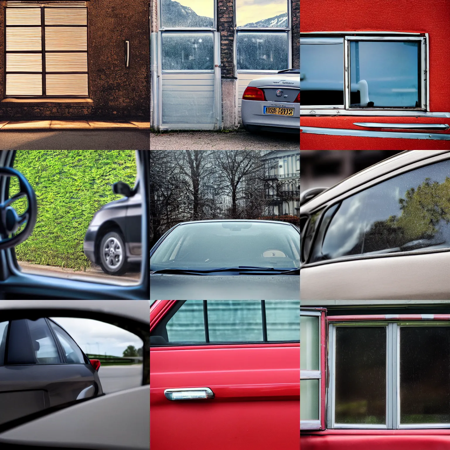 Prompt: a car with (((((open))))) closed windows, photo, highly detailed, 4k