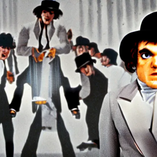 Image similar to a clockwork orange