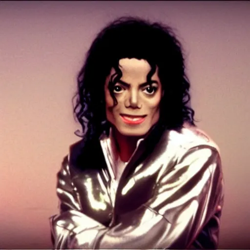 Prompt: Michael Jackson starlight music video