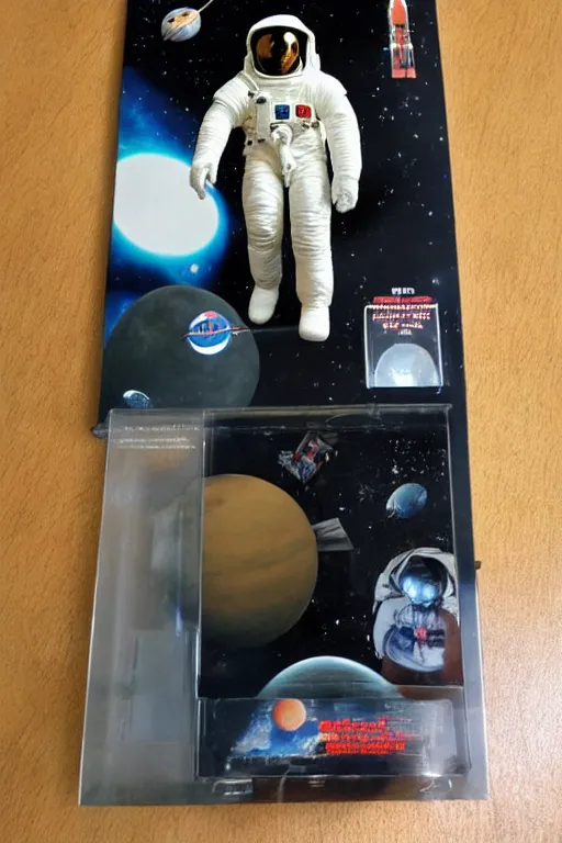 Image similar to collectable action figure 2 0 0 1 a space odyssey astronaut collectable toy action figure