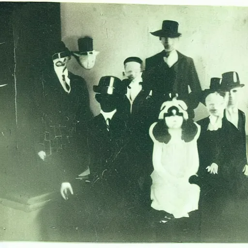 Image similar to spoooky alternate dimension, spooky photo, vintage photo, 1 9 2 0 s photo