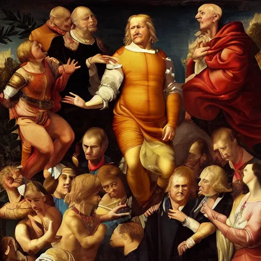Prompt: Trump in the style of an renaissance painting