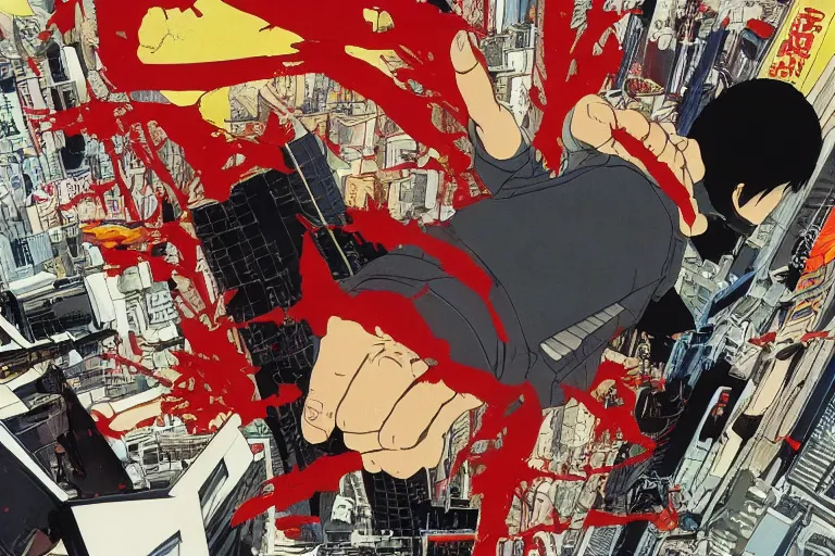 Prompt: akira ( 1 9 8 8 ) directed by katsuhiro otomo