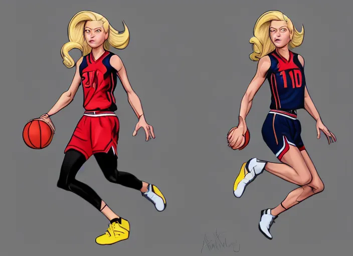 Image similar to basketball sneakers concept of carol danvers, trending on artstation, smooth, sharp focus