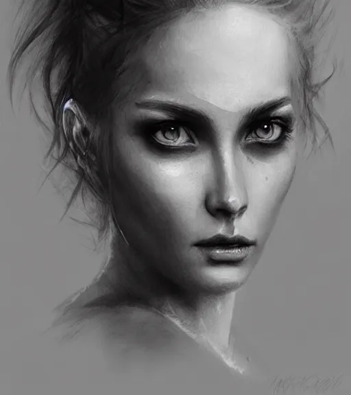 Prompt: johanson, beautiful piercing eyes, realistic face, black and white drawing, in the style of greg rutkowski, fantasy, amazing detail, epic, intricate, elegant, smooth, sharp focus