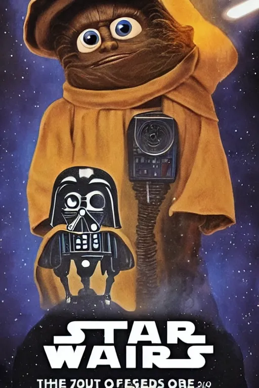 Prompt: gonk : a star wars story movie poster