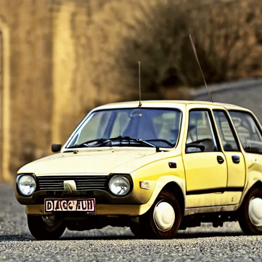 Prompt: dacia 1 3 0 0, photo, 3 0 mm, bokeh