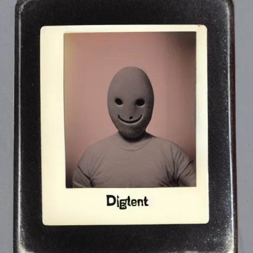 Image similar to 1 9 5 0 s polaroid picture of diglett