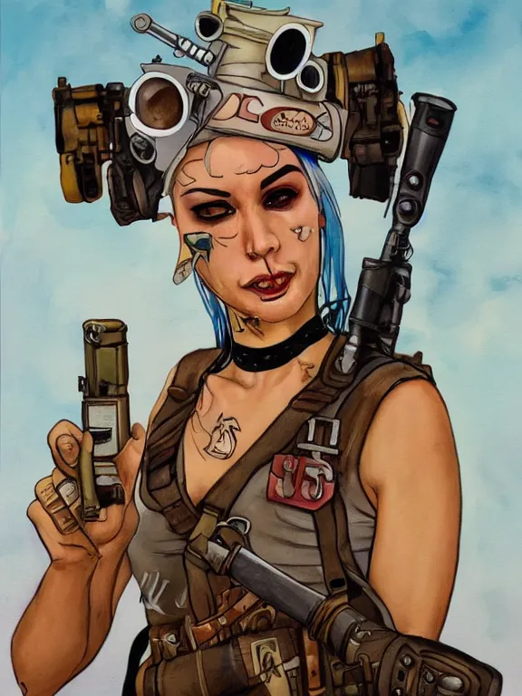 Image similar to Tank girl by Ashely Wood