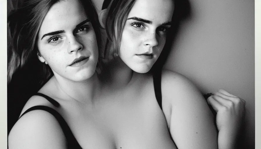 Image similar to fat obese emma watson, portrait, kodak gold 2 0 0, 5 0 mm,