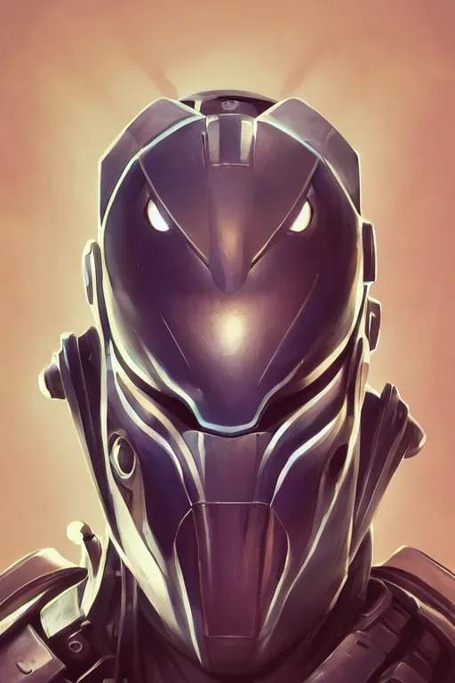 Image similar to epic mask helmet robot ninja portrait stylized as fornite style game design fanart by concept artist gervasio canda, behance hd by jesper ejsing, by rhads, makoto shinkai and lois van baarle, ilya kuvshinov, rossdraws global illumination radiating a glowing aura global illumination ray tracing hdr render in unreal engine 5